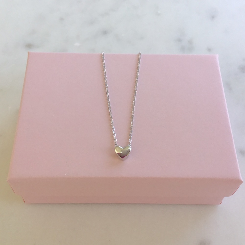 Sale $20 Firm! Sterling Silver Heart Necklace - Picture 3 of 16